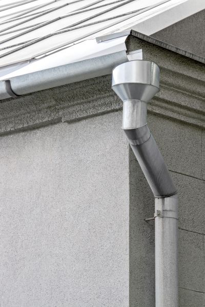 Galvanized Gutter Installation in Arlington