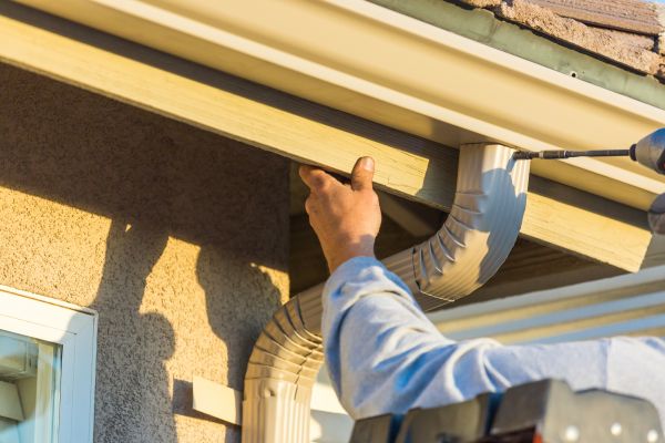 Aluminum Rain Gutter Service in Arlington