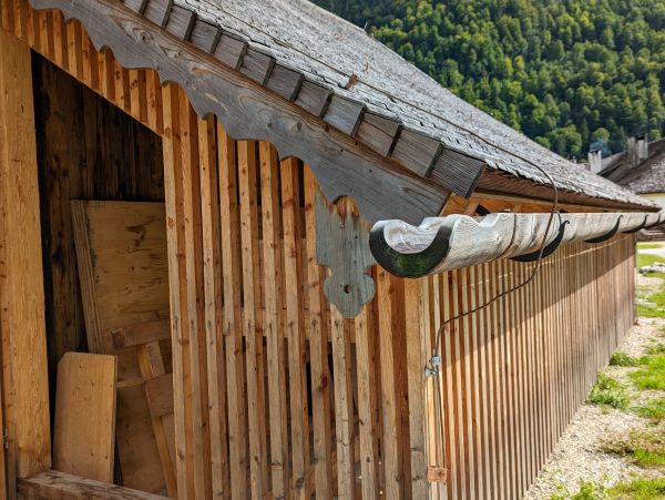 Wood Gutter Installation in Arlington