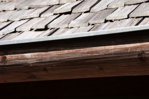 Wood Rain Gutter Installation in Arlington